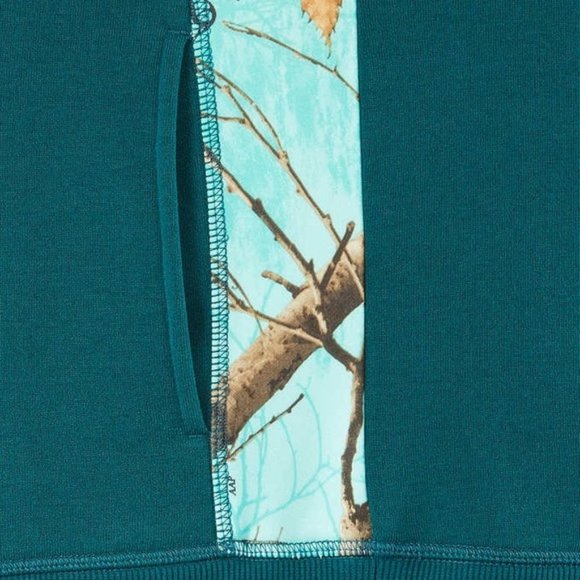 RealTree Women’s Fleece Hoodie Screen Print Logo Soft Hand Feel NWT - Picture 6 of 6